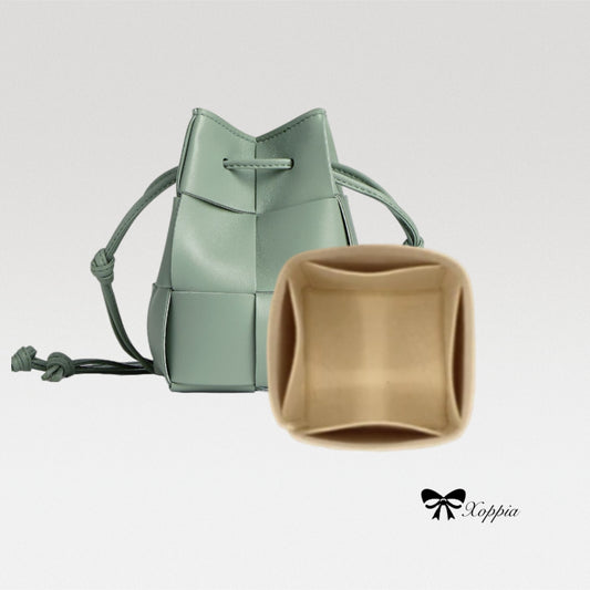 Bag Organizer For BV Cassette Bucket Bag | Bag Insert For Shoulder Bag | Felt Bag Organizer For Handbag Bag