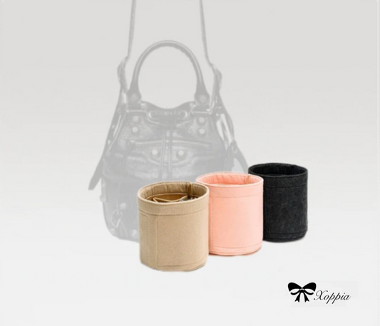 Bag Organizer For LE CAGOLE BUCKET Bag | Bag Insert For Bucket Bag | Felt Bag Organizer For Handbag Bag