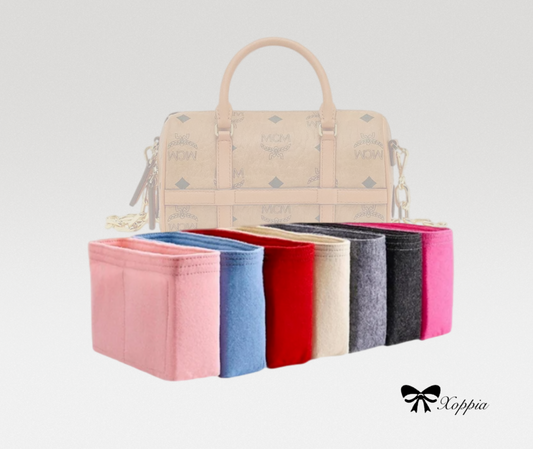 Bag Organizer For Aren Boston Bag in Visetos | Bag Insert For Tote Bag | Felt Bag Organizer For Handbag Bag