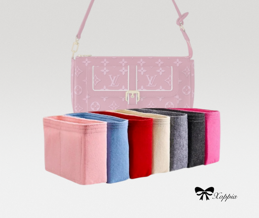 Bag Organizer For Maxi Pochette Accessoires | Bag Insert For Shoulder Bag | Felt Bag Organizer For Handbag Bag