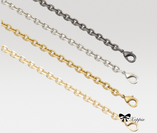 60/90/100/110/120/130cm Bronze Crossbody Shoulder Strap Chain Replacement | Diobag Strap Chain