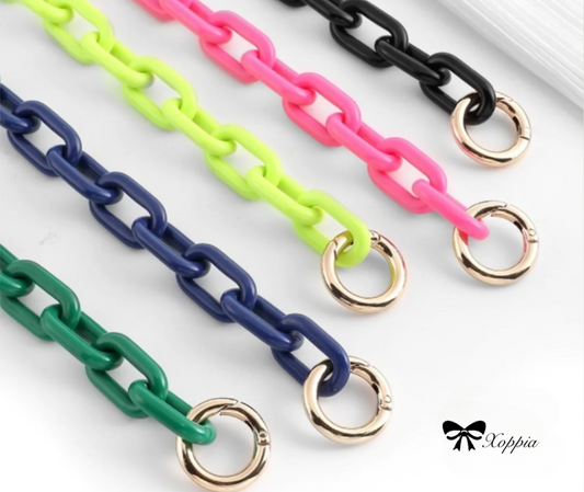 44cm Acrylic High Quality Purse Chain Replacement Strap for HandBag | Resin Shoulder Handbag Strap | Replacement Handle Chain