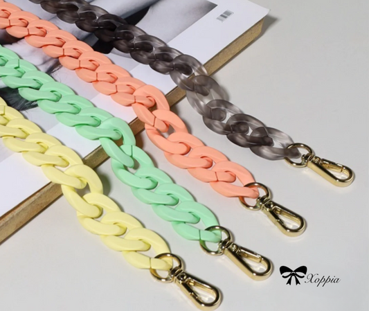 37cm Acrylic High Quality Purse Chain Replacement Strap for HandBag | Resin Shoulder Handbag Strap | Replacement Handle Chain
