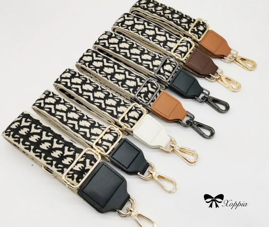 80-135cm Canvas Adjustable Replacement Strap for HandBag | Pattern Bag Strap | Kelly Evelyn Replacement Strap | Tote Bag Strap Replacement