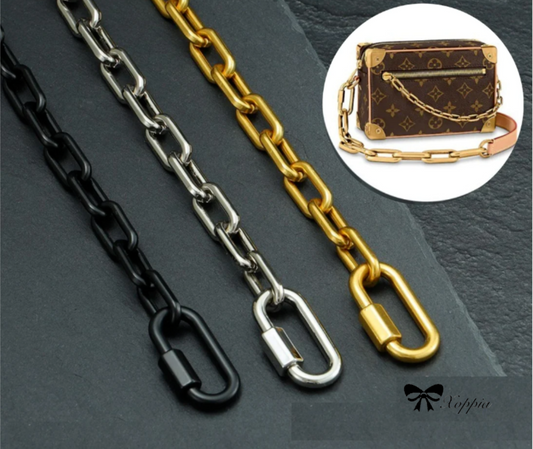 40/60/100/110/120cm Soft Trunk Shoulder Strap Chain Replacement | Pochette Strap Chain | Speedy Bag Strap | Real Leather Strap
