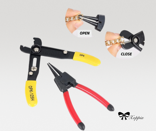 Bag Chain Conversion Pliers Set | Bag Chain Cutting and Closure | Bag Chain Conversion Tool Kit | Bag Chain DIY Kit Tools