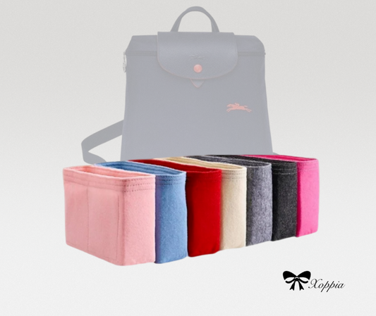 Bag Organizer For LE PLIAGE ORIGINAL Backpack | Bag Insert For Backpack Bag | Felt Bag Organizer For Designer Bag