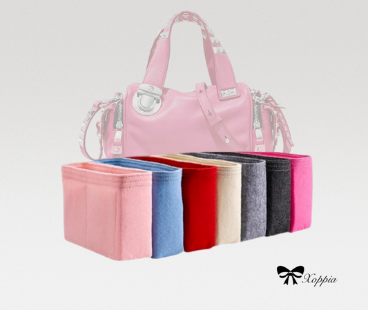 Bag Organizer For The Studded Pushlock Mini SATCHEL | Bag Insert For Tote Bag | Felt Bag Organizer For Handbag
