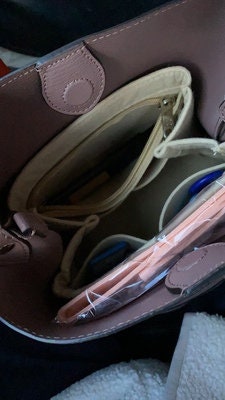 Bag Organizer For Bucket Bag. Bag Insert For Classical Designer Bag.
