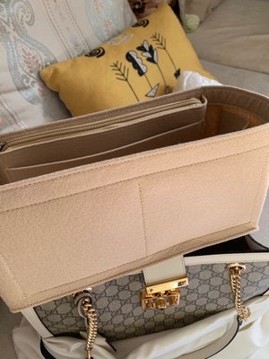 Bag Organizer For Padlock Bags. Bag Insert For Classical Shoulder Bag.
