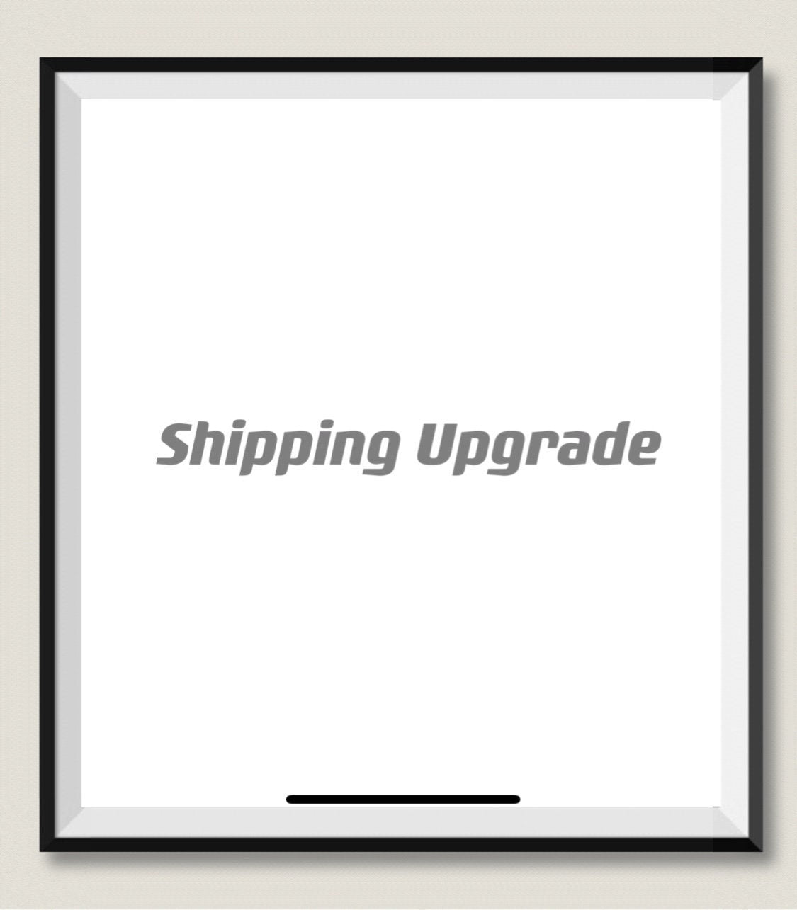 Shipping Upgrade