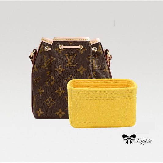 Bag Organizer For Nano Noe Drawstring Shoulder Bag. Bag Insert For Bucket Bag.