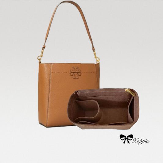 Bag Organizer For TB Bucket Bag. Bag Insert For Classical Bucket Handbag.