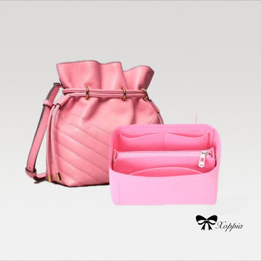 Bag Organizer For TB KIRA CHEVRON Mini Bucket Bag. Bag Insert For Classical Bucket Handbag.