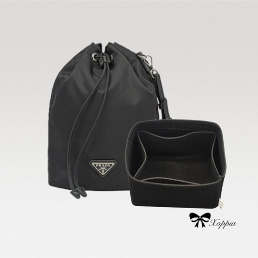 Bag Organizer For Drawstring Bucket Bag. Bag Insert For Bucket Bag.