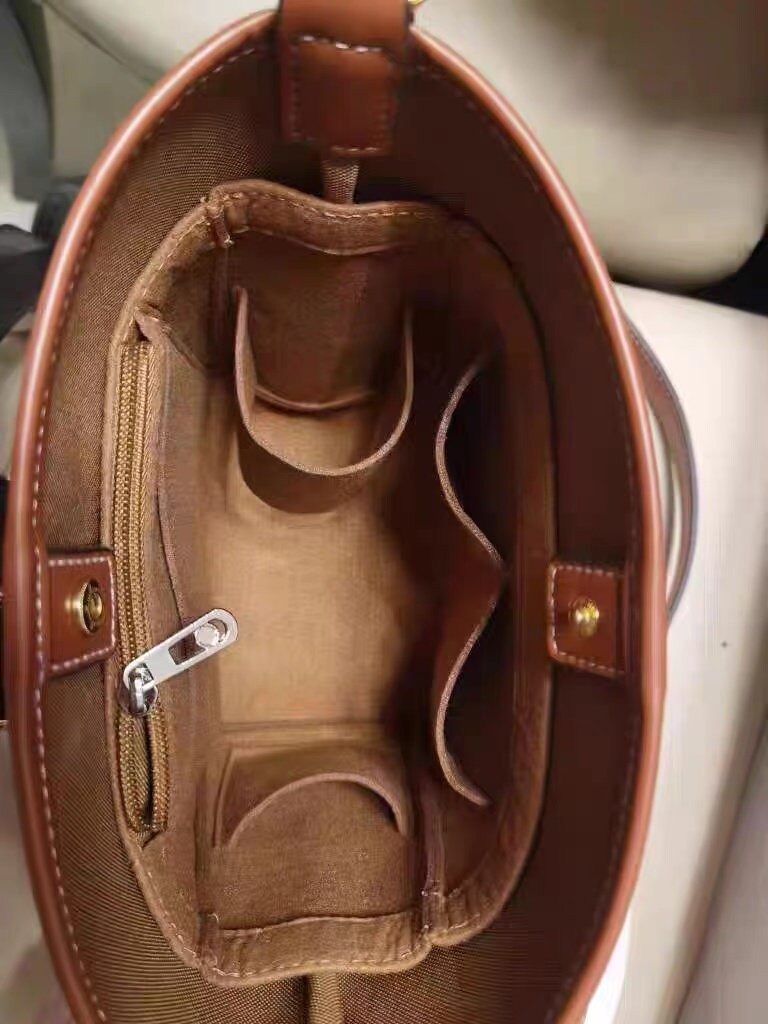 Bag Organizer For Cube Bag Cuir Triomphe Canvas and Calfskin. Bag Insert For Classical Folco Bag.