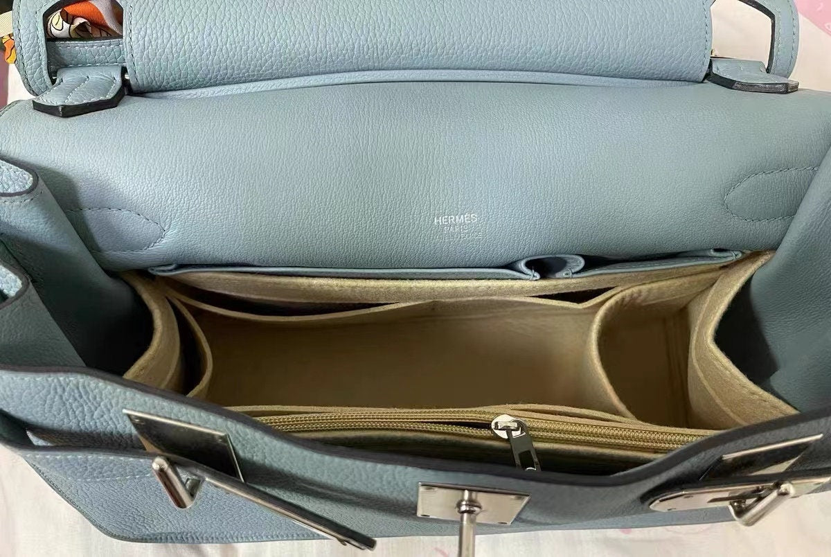 Bag Organizer For 2013 pre-owned Jypsiere 28 31 34 Shoulder Bag. Bag Insert For Classical Bag. Designer Bag Liner.