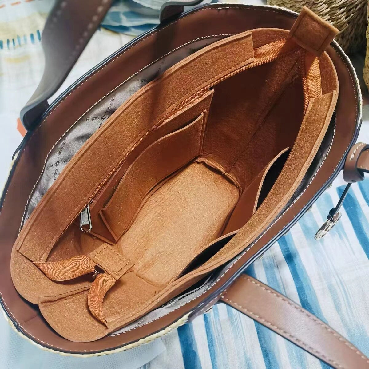 Bag Organizer For MK Small Large Portia Tote. Bag Insert For Classical Tote Bag.