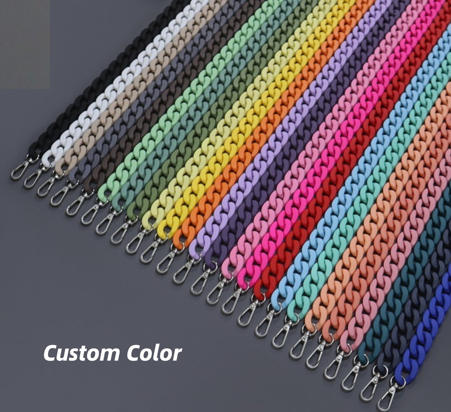 40cm Acrylic High Quality Purse Chain Replacement Strap for HandBag | Resin Shoulder Handbag Strap | Replacement Handle Chain