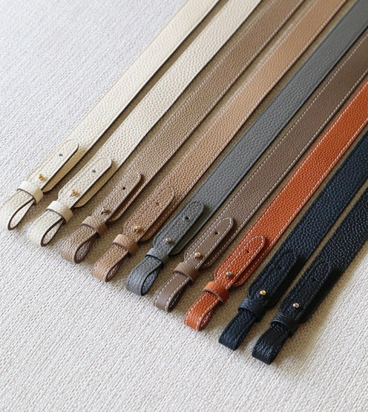 70/85/100cm Lichee Pattern Leather Shoulder Strap Replacement | Handbag Leather Strap | Short Bag Strap | Real Leather Strap