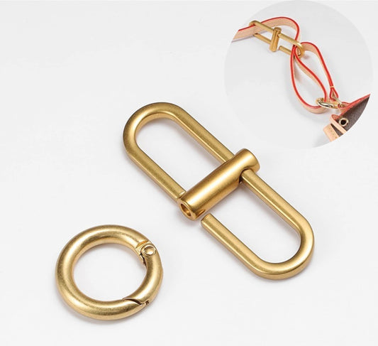 O Rings+Bag Chain Adjuster Buckles | Metal Chain Adjuster Clasp | Purse Strap Adjustable Buckle | Adjust Buckle Chain Elastic Connector