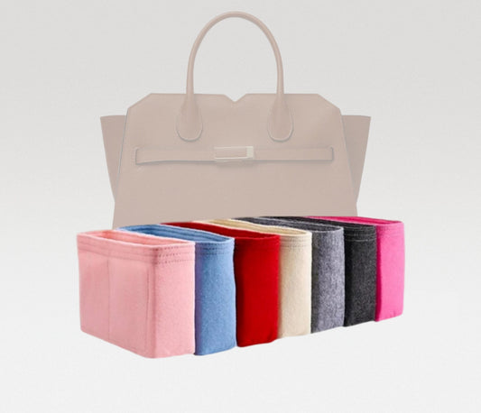 Bag Organizer For Milano Two Handles Bag | Bag Insert For Tote Bag | Felt Bag Organizer For Handbag Bag