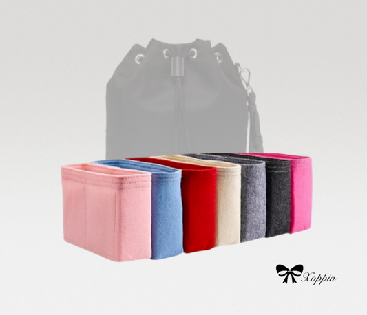 Bag Organizer For Drawstring Bucket Bag | Bag Insert For Bucket Bag | Felt Bag Organizer For Designer Bag