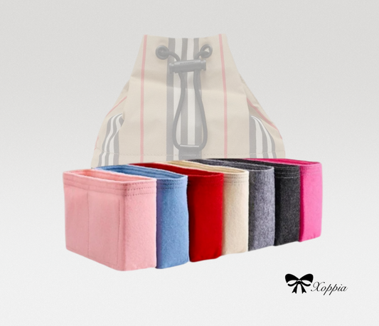 Bag Organizer For Drawstring Bucket Bag | Bag Insert For Bucket Bag | Felt Bag Organizer For Designer Bag