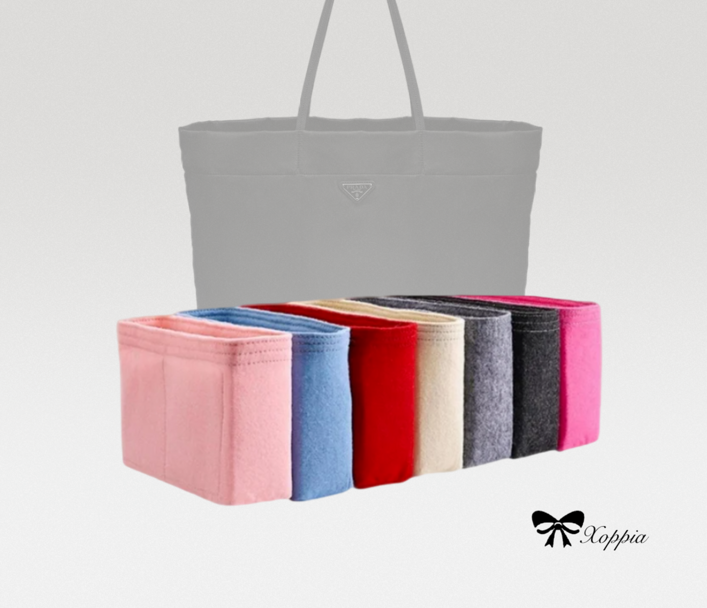 Bag Organizer For Tote Bag | Bag Insert For Tote Bag | Felt Bag Organizer For Handbag Bag