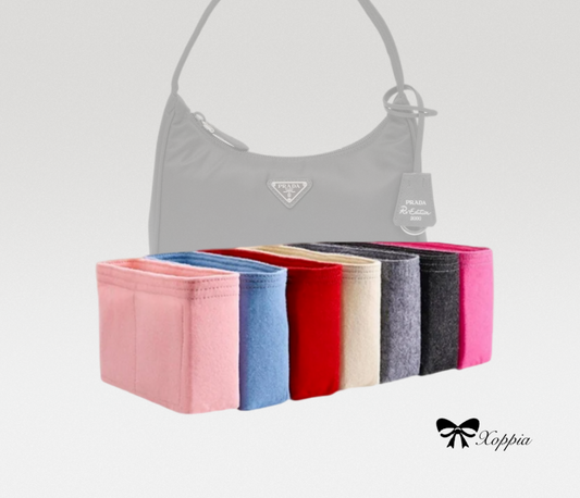 Bag Organizer For Re-Nylon Re-Edition 2000 mini-bag | Bag Insert For Shoulder Bag | Felt Bag Organizer For Handbag Bag