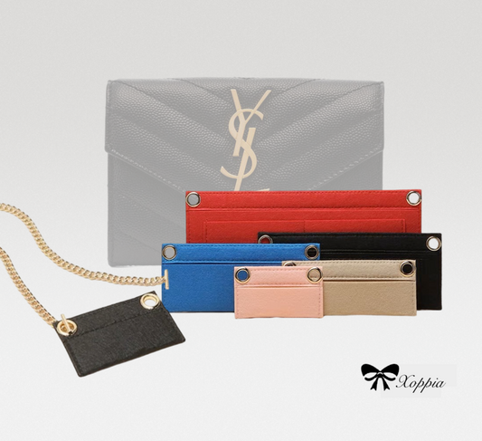 Monogram Small Envelope Wallet Conversion Kit Felt Insert Chain | Strap Chain | Marmont Bag Strap | Chain Leather Strap