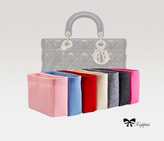 Bag Organizer For LADY D-JOY BAG | Bag Insert For Shoulder Bag | Felt Bag Organizer For Handbag Bag