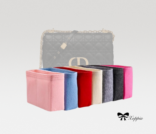 Bag Organizer For CARO BAG | Bag Insert For Shoulder Bag | Felt Bag Organizer For Handbag Bag