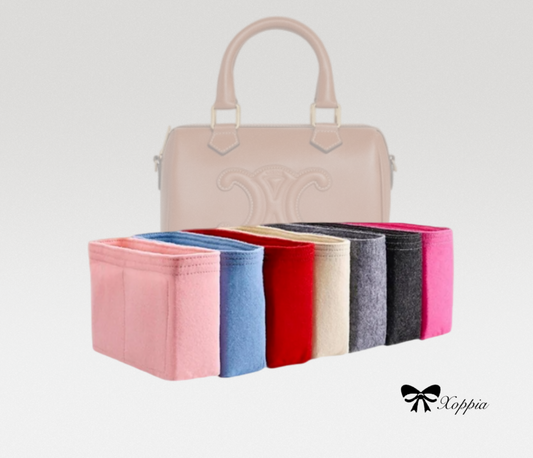 Bag Organizer For Small BOSTON CUIR TRIOMPHE | Bag Insert For Tote Bag | Felt Bag Organizer For Handbag Bag