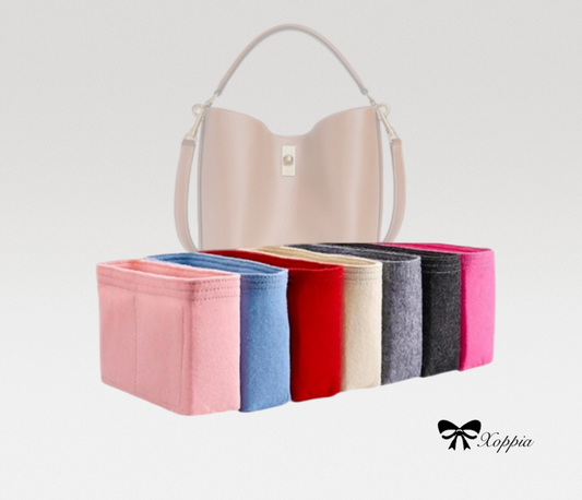 Bag Organizer For BUCKET 16 Bag | Bag Insert For Bucket Bag | Felt Bag Organizer For Designer Bag