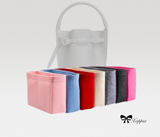 Bag Organizer For Big Bag Bucket | Bag Insert For Bucket Bag | Felt Bag Organizer For Designer Bag