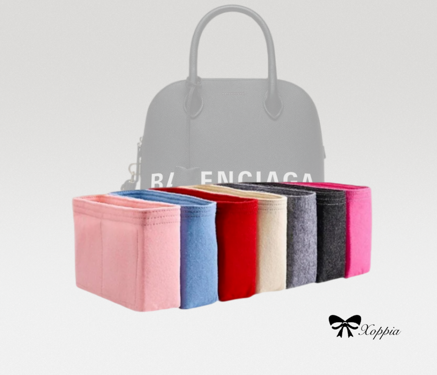 Bag Organizer For VILLE SMALL HANDBAG | Bag Insert For Tote Bag | Felt Bag Organizer For Handbag Bag