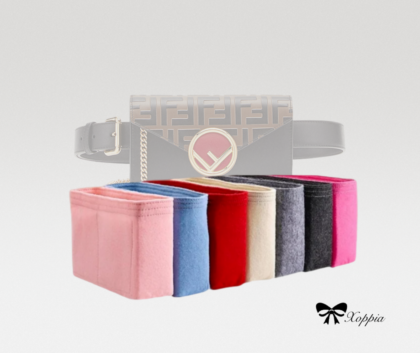 Bag Organizer For Belt Bag | Bag Insert For Shoulder Bag | Felt Bag Organizer For Handbag Bag