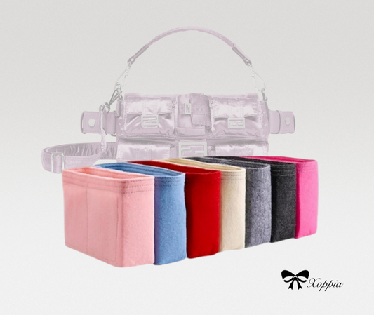Bag Organizer For Multipocket Baguette Bag | Bag Insert For Shoulder Bag | Felt Bag Organizer For Handbag Bag