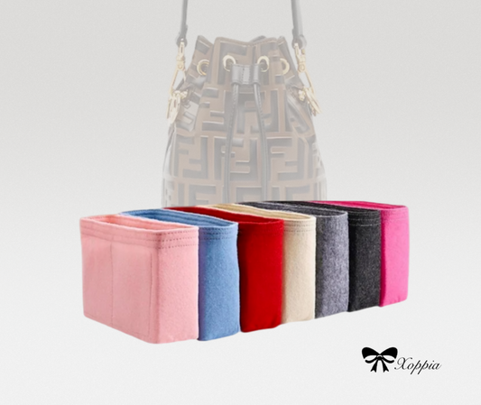 Bag Organizer For Mon Tresor Quilted FF silk mini bag | Bag Insert For Tote Bag | Felt Bag Organizer For Handbag Bag