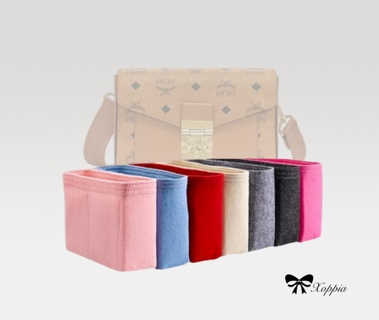 Bag Organizer For Small Millie Crossbody in Visetos | Bag Insert For Shoulder Bag | Felt Bag Organizer For Handbag Bag