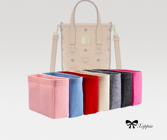 Bag Organizer For Mini Aren Crossbody Bag in Visetos | Bag Insert For Tote Bag | Felt Bag Organizer For Handbag Bag