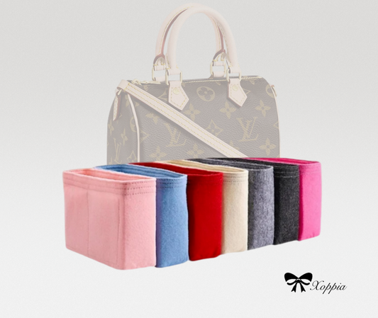 Bag Organizer For Nano Speedy Monogram WOMEN Small Leather Bag | Bag Insert For Tote Bag | Felt Bag Organizer For Handbag Bag