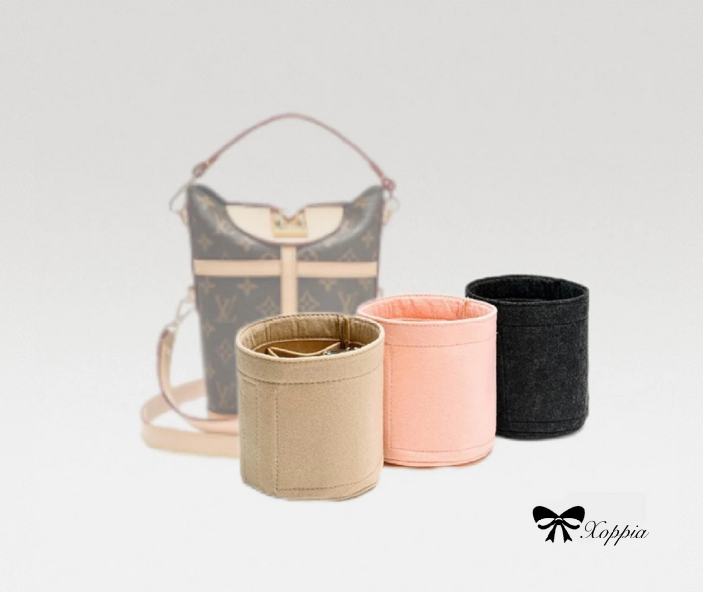 Bag Organizer For Duffle Bag | Bag Insert For Bucket Bag | Felt Bag Organizer For Designer Bag