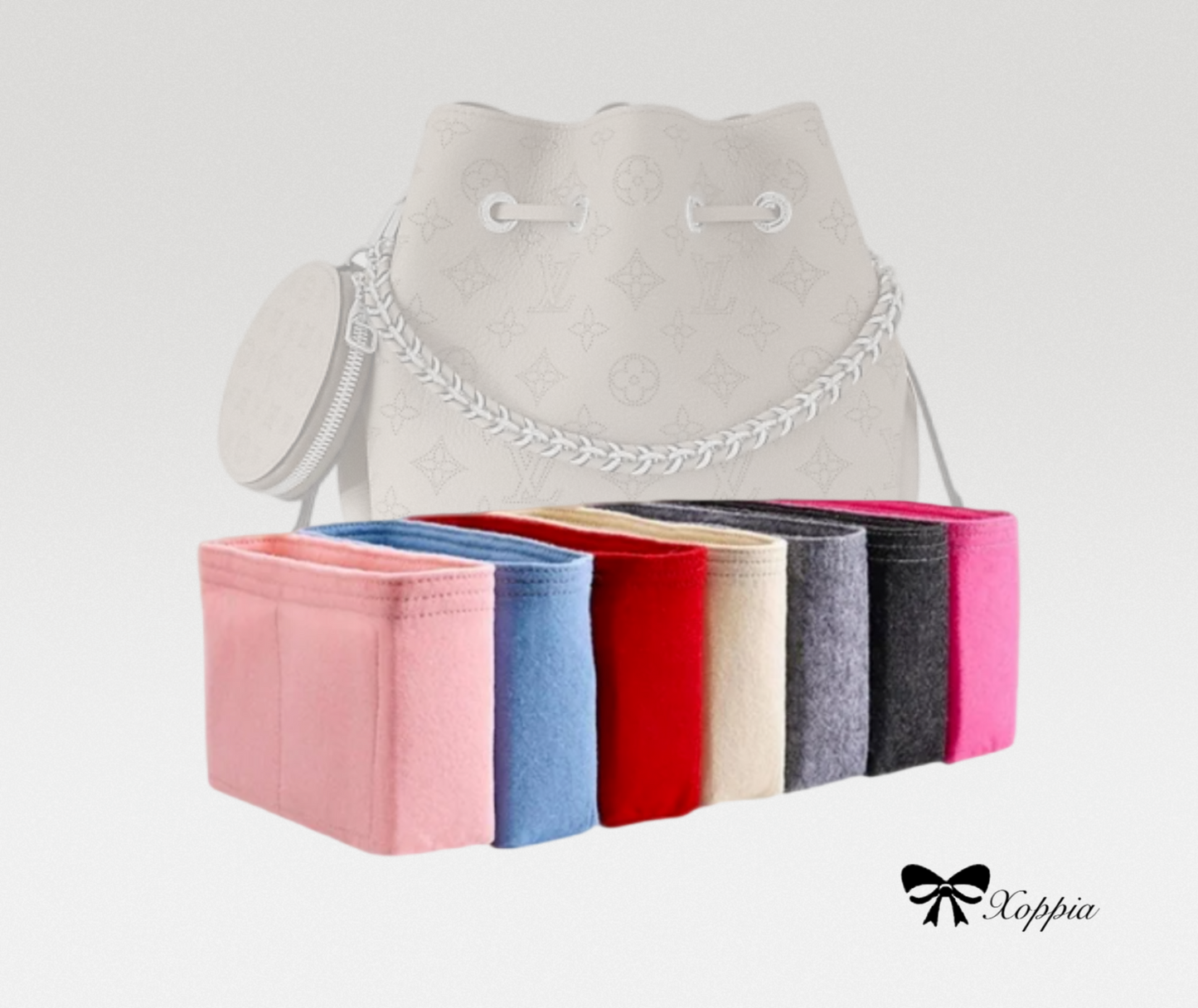 Bag Organizer For Bella Bag | Bag Insert For Shoulder Bag | Felt Bag Organizer For Handbag Bag