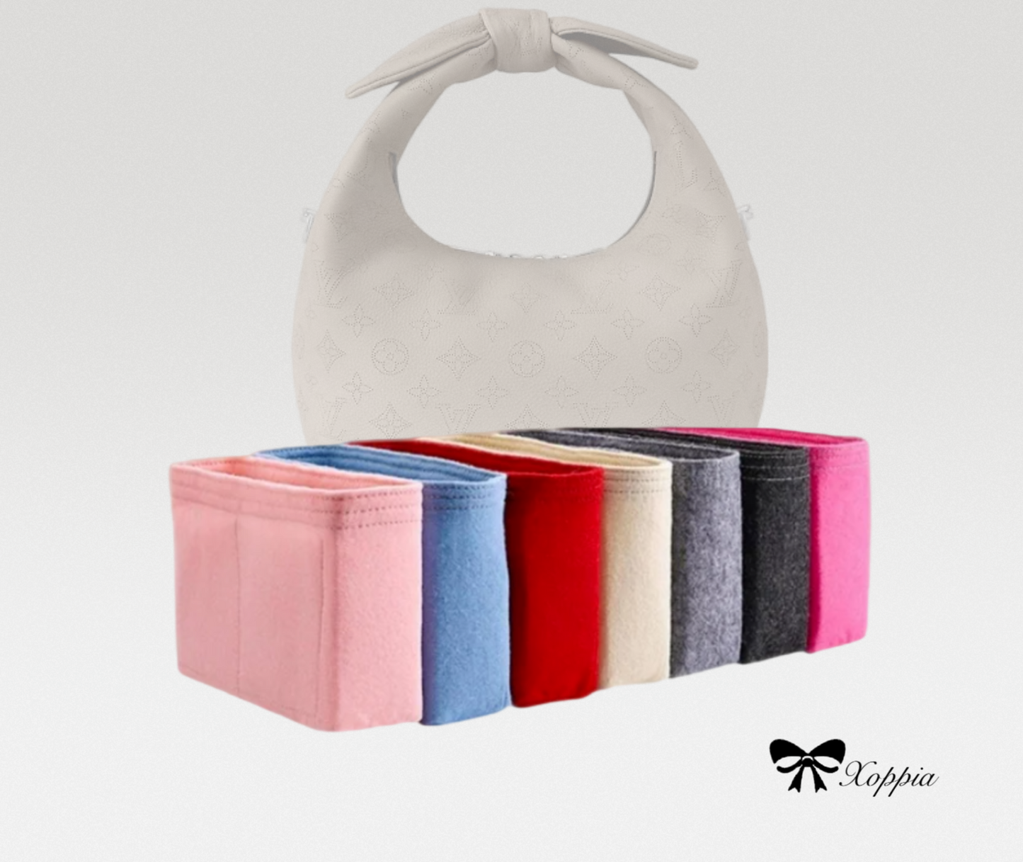 Bag Organizer For Why Knot PM MM | Bag Insert For Shoulder Bag | Felt Bag Organizer For Handbag Bag