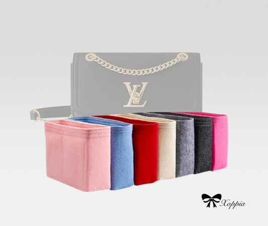 Bag Organizer For LockMe Chain Bag East West | Bag Insert For Shoulder Bag | Felt Bag Organizer For Handbag Bag