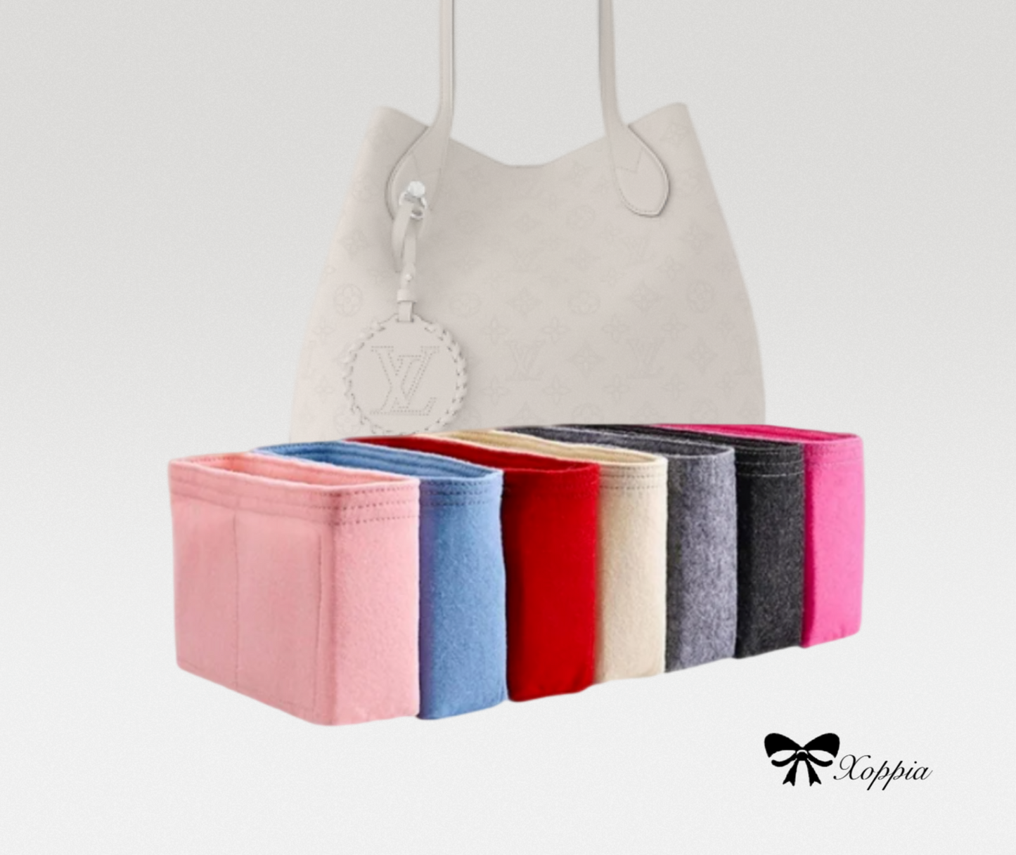 Bag Organizer For Blossom MM | Bag Insert For Shoulder Bag | Felt Bag Organizer For Handbag Bag