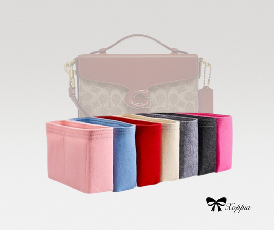 Bag Organizer For Tabby Box Bag In Signature Canvas | Bag Insert For Shoulder Bag | Felt Bag Organizer For Handbag Bag