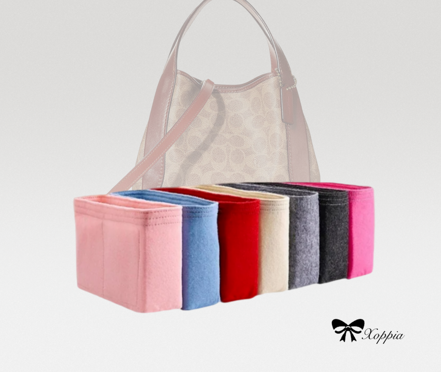 Bag Organizer For Leather Hadley Hobo 21 | Bag Insert For Tote Bag | Felt Bag Organizer For Handbag Bag